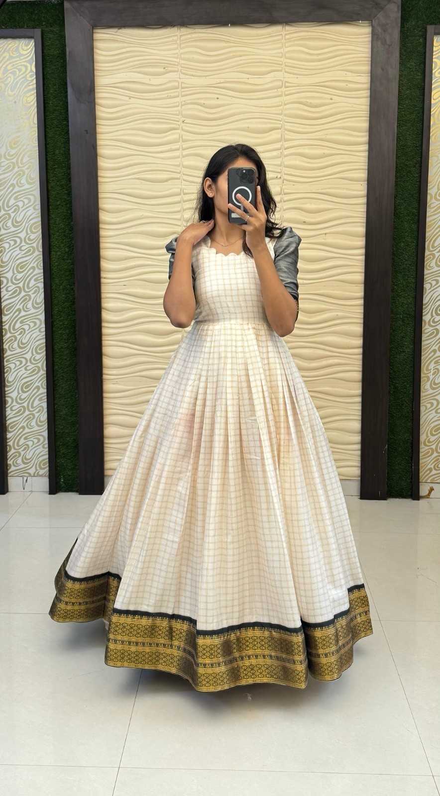YNF Wholesale Cotton Fancy Gowns  | Surat Manufacturer