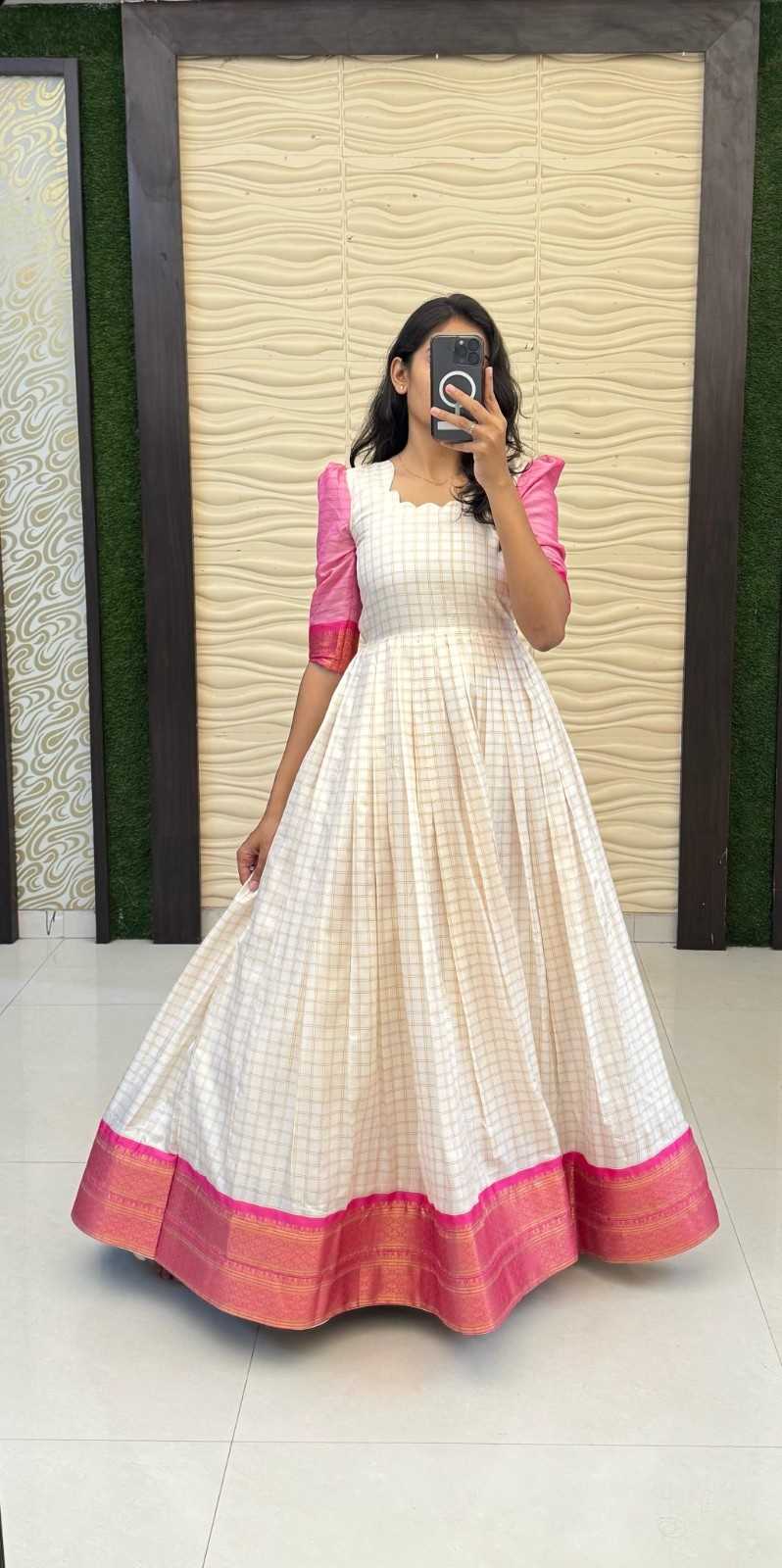YNF Wholesale Cotton Fancy Gowns  | Surat Manufacturer