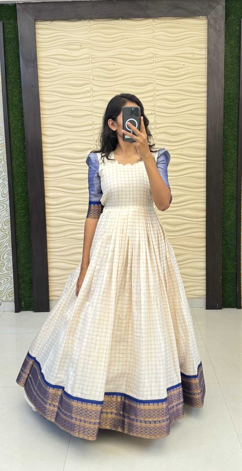 YNF Wholesale Cotton Fancy Gowns  | Surat Manufacturer