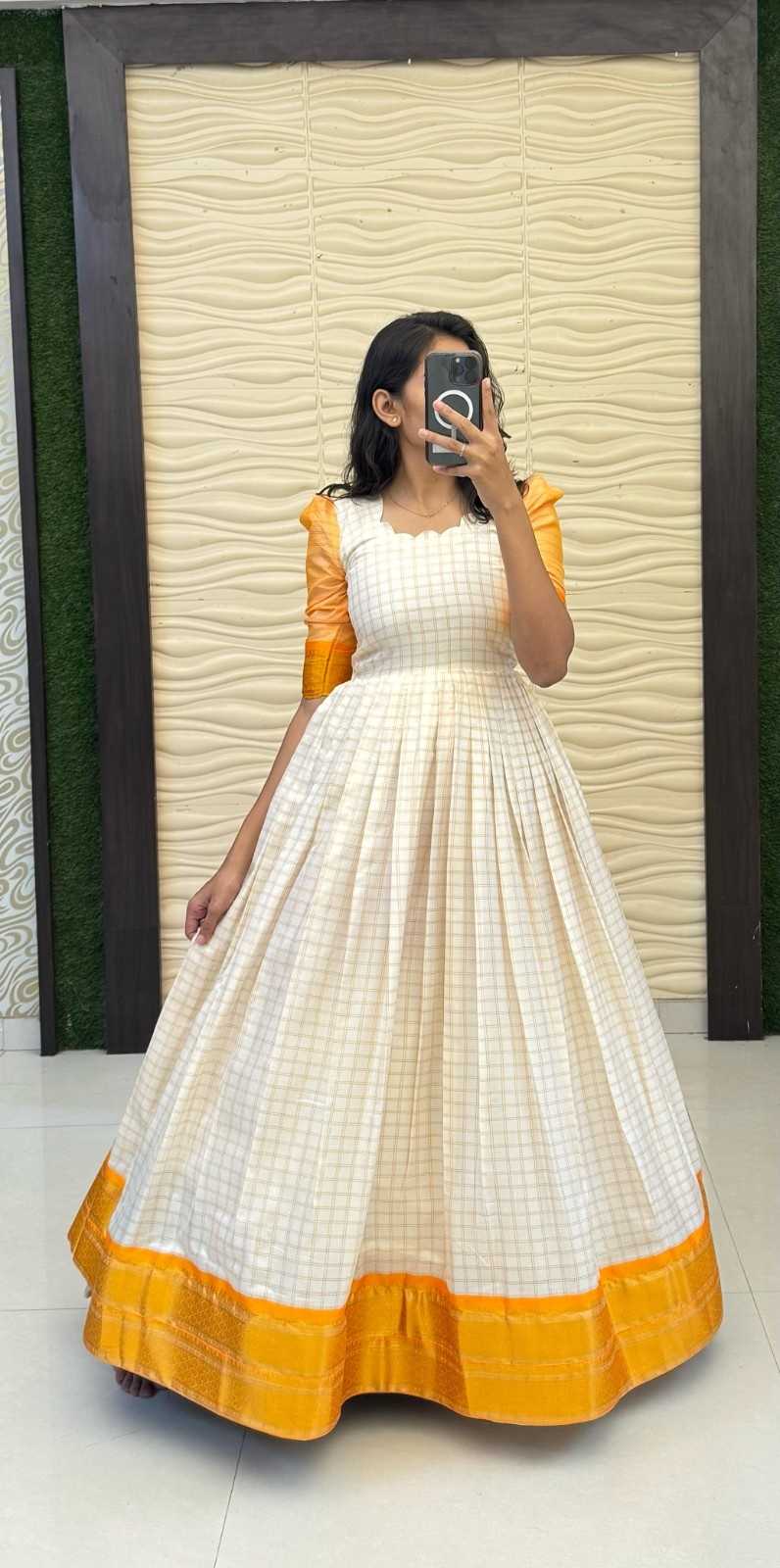 YNF Wholesale Cotton Fancy Gowns  | Surat Manufacturer