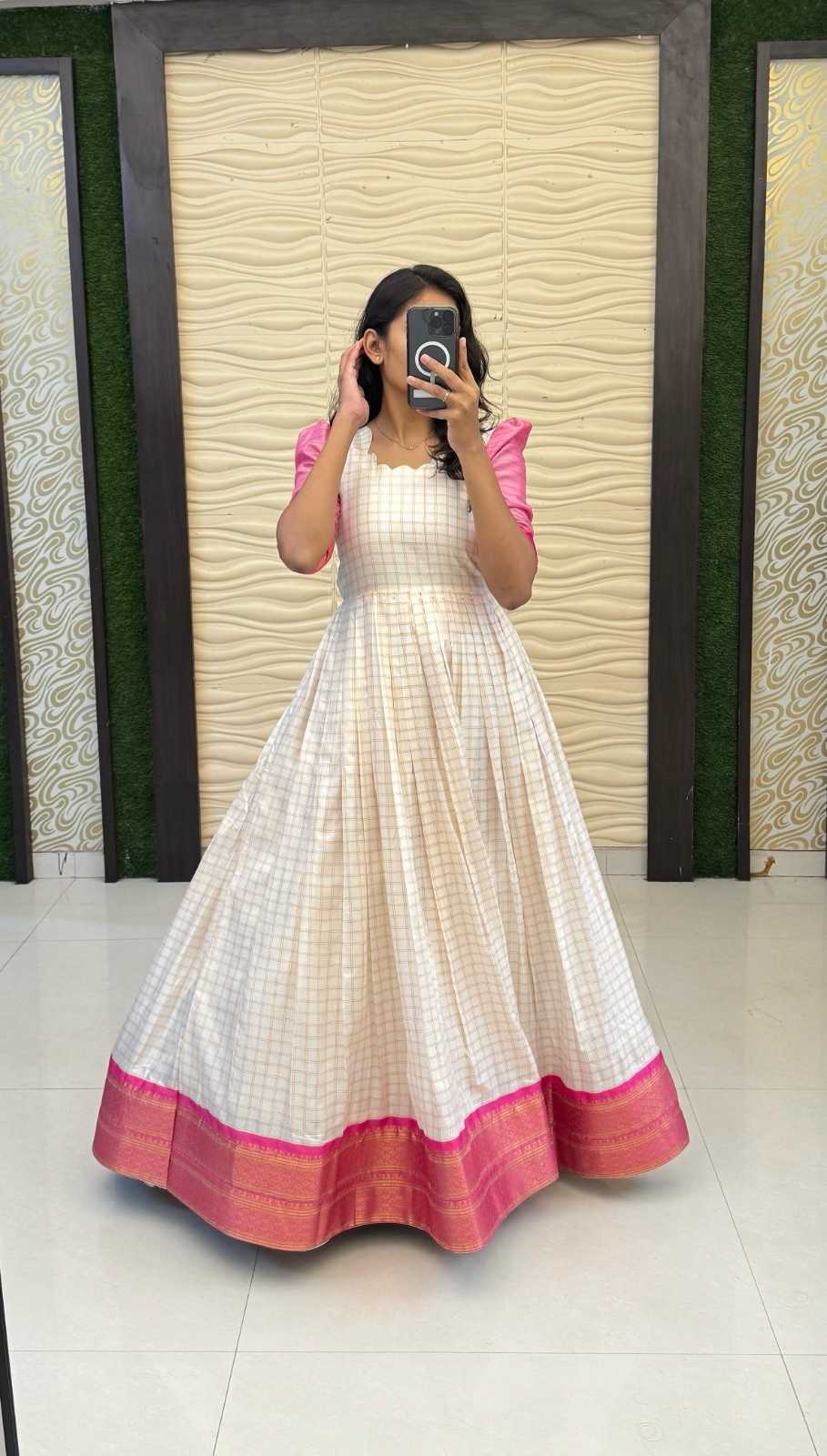 YNF Wholesale Cotton Fancy Gowns  | Surat Manufacturer