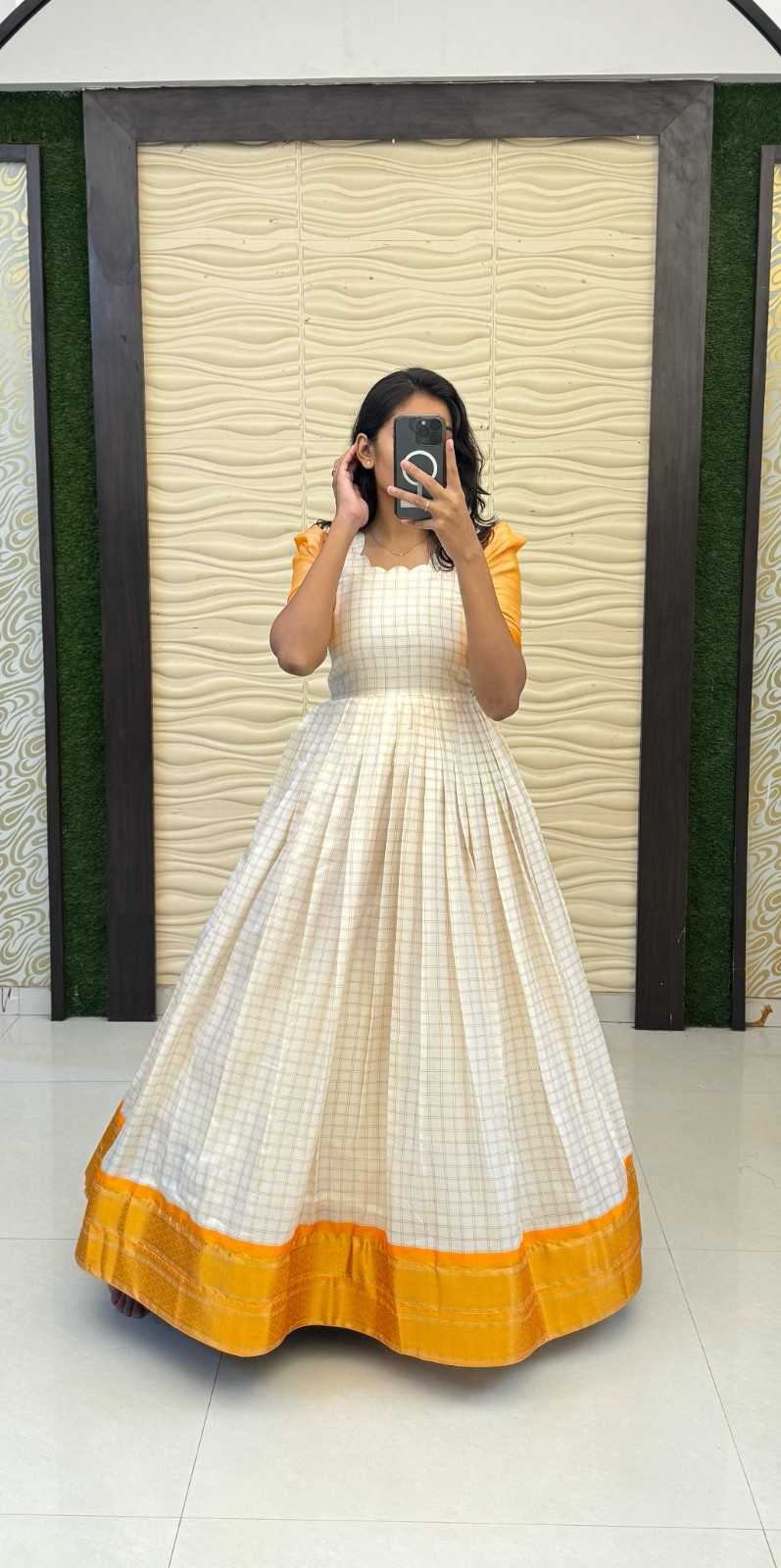 YNF Wholesale Cotton Fancy Gowns  | Surat Manufacturer