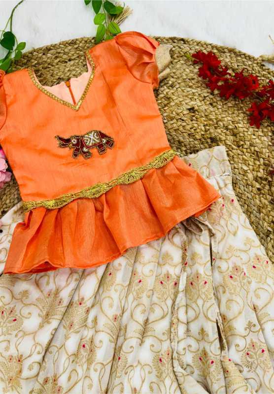 YNF Wholesale Cotton Kids Lehenga  | Surat Manufacturer