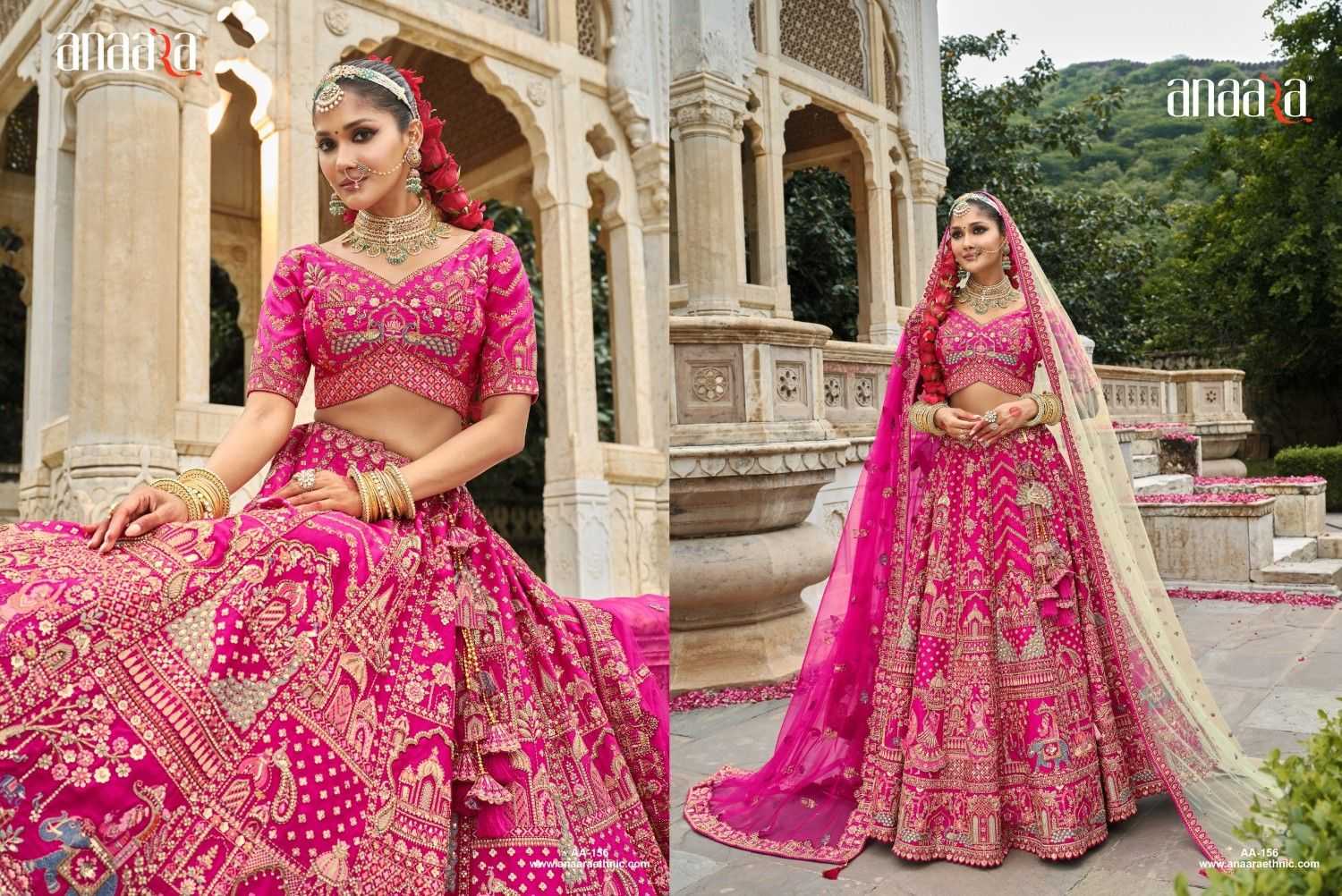 YNF Wholesale Silk Bridal Lehenga | Surat Manufacturer