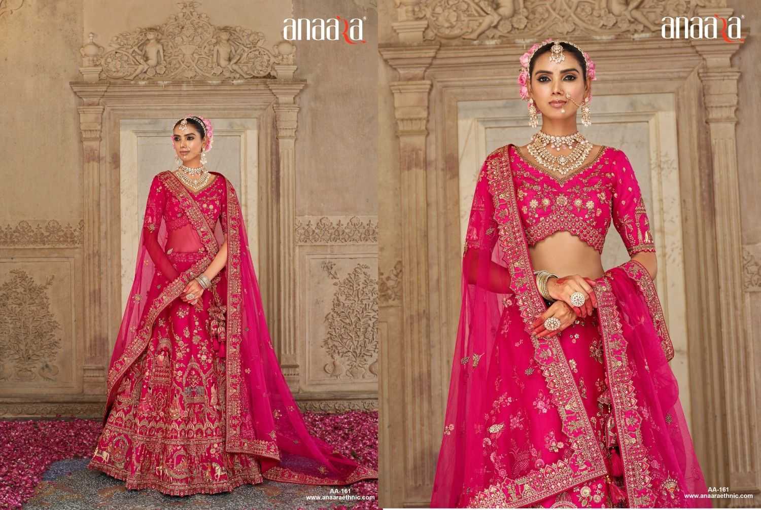 YNF Wholesale Silk Bridal Lehenga | Surat Manufacturer