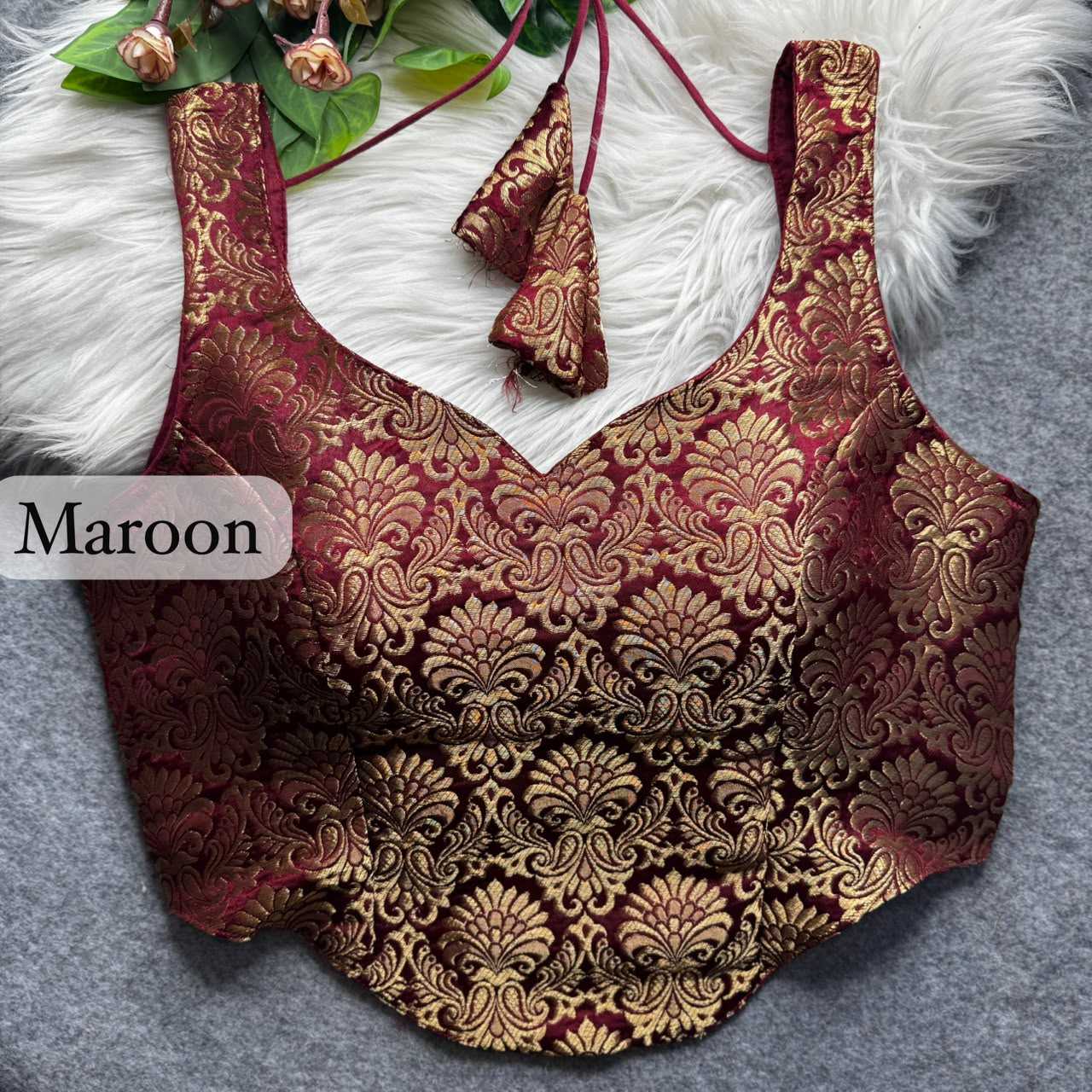 YNF Wholesale Banarasi Cotton Designer Blouse  | Surat Manufacturer