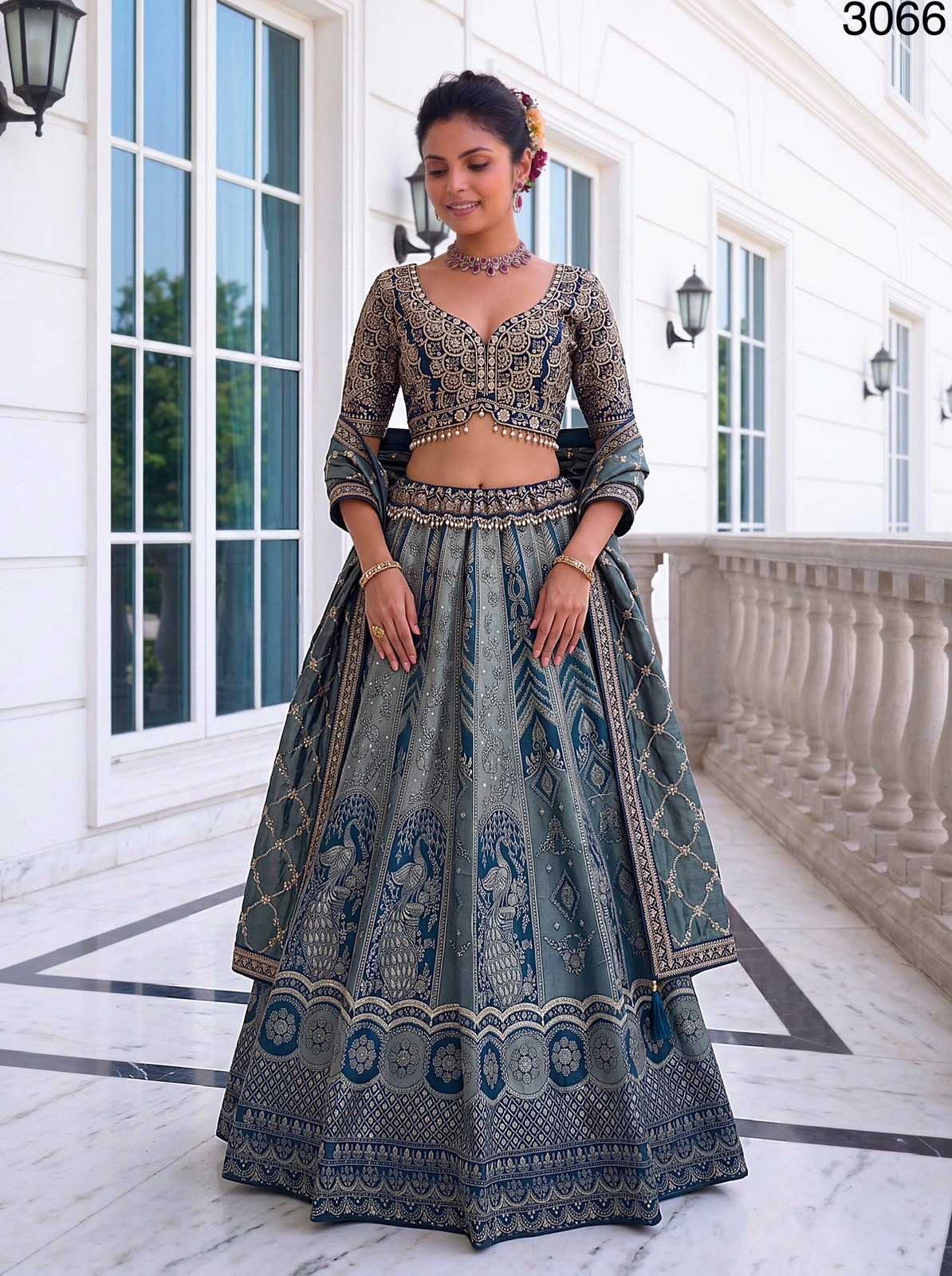 YNF Wholesale Banarasi Soft Silk Silk Lehenga  | Surat Manufacturer