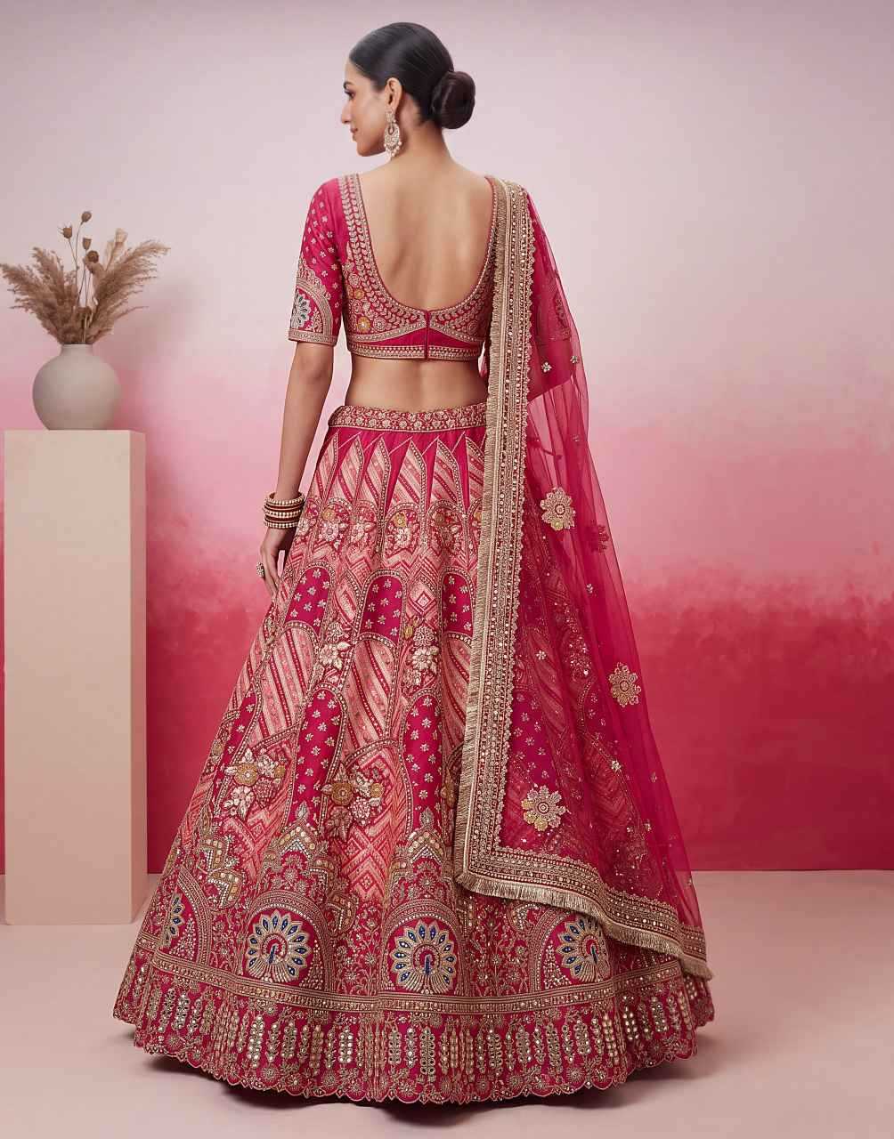 YNF Wholesale Banarasi Soft Silk Silk Lehenga KESH113 Anjani Art Mangal Fera | Surat Manufacturer