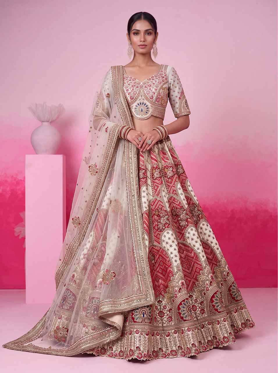 YNF Wholesale Banarasi Soft Silk Silk Lehenga KESH113 Anjani Art Mangal Fera | Surat Manufacturer