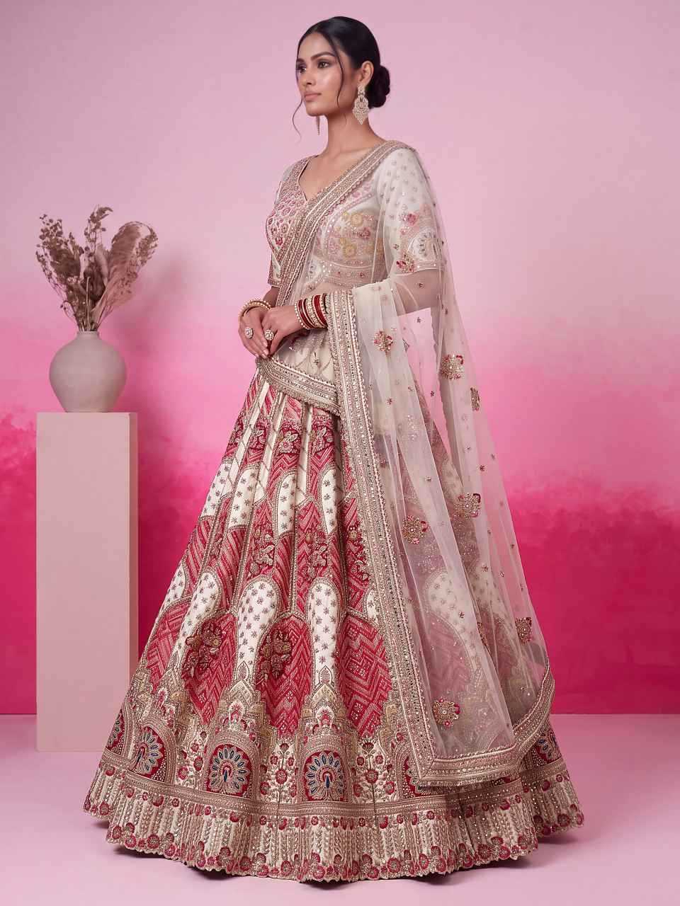 YNF Wholesale Banarasi Soft Silk Silk Lehenga KESH113 Anjani Art Mangal Fera | Surat Manufacturer