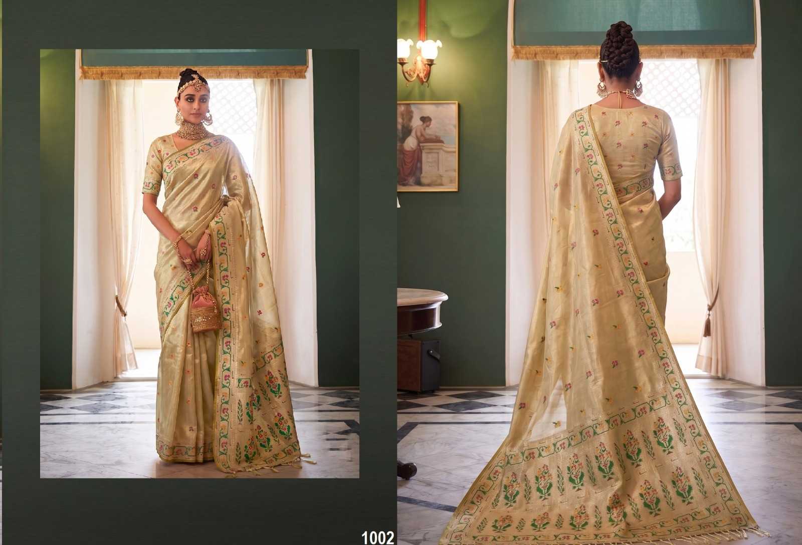 YNF Wholesale Tissue Silk Tissue Silk Saree  | Surat Manufacturer