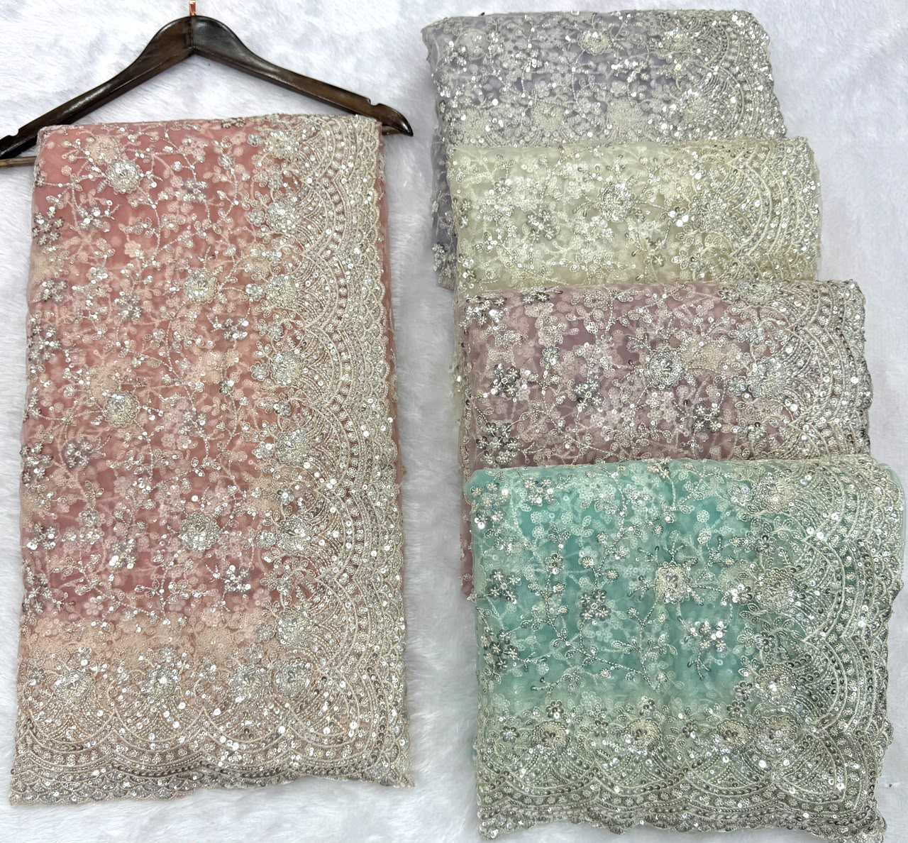 YNF Wholesale Butterfly Net Party Wear Sarees  | Surat Manufacturer