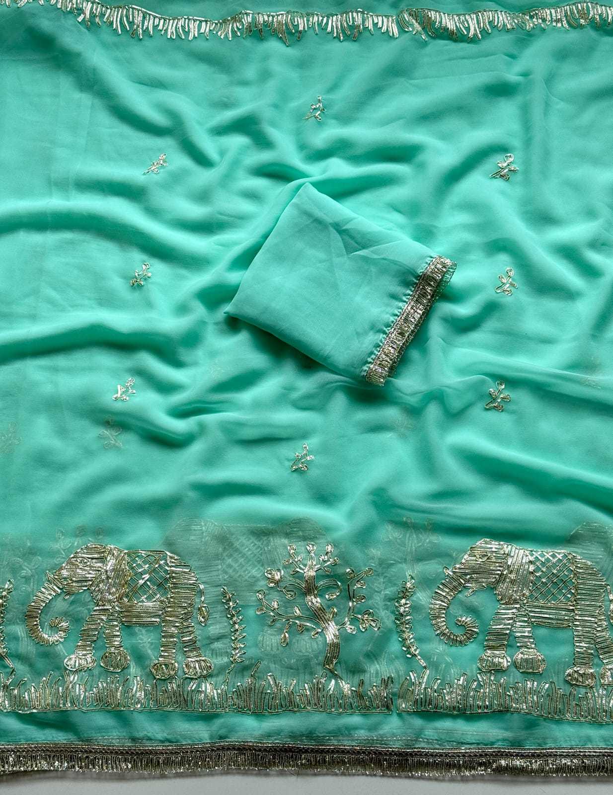 YNF Wholesale Georgette Georgette Sarees  | Surat Manufacturer