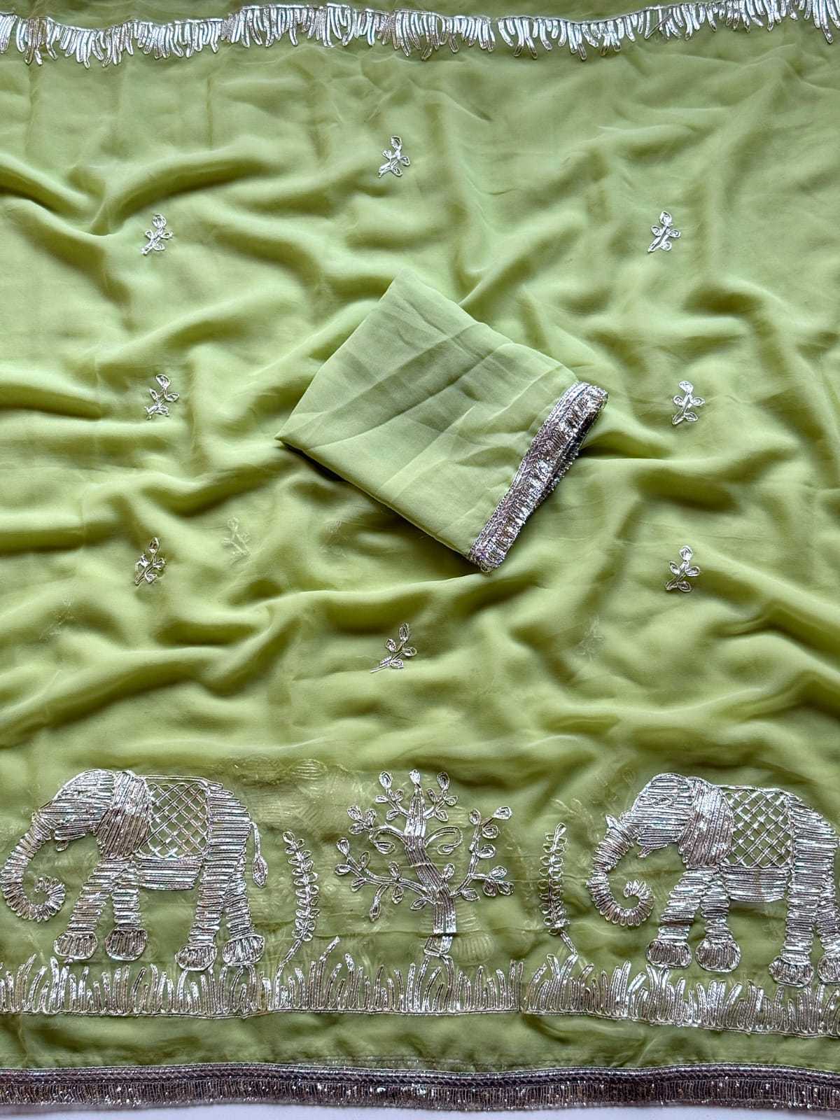 YNF Wholesale Georgette Georgette Sarees  | Surat Manufacturer