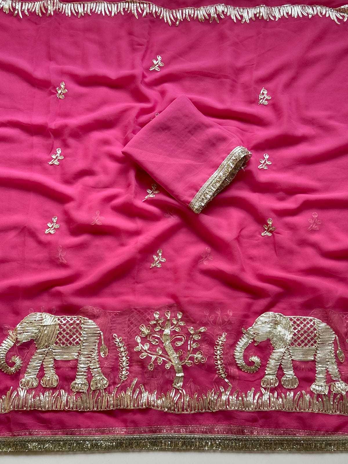 YNF Wholesale Georgette Georgette Sarees  | Surat Manufacturer