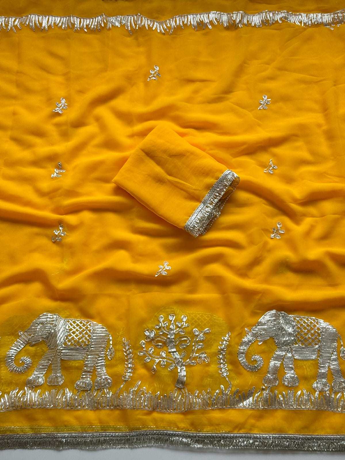 YNF Wholesale Georgette Georgette Sarees  | Surat Manufacturer