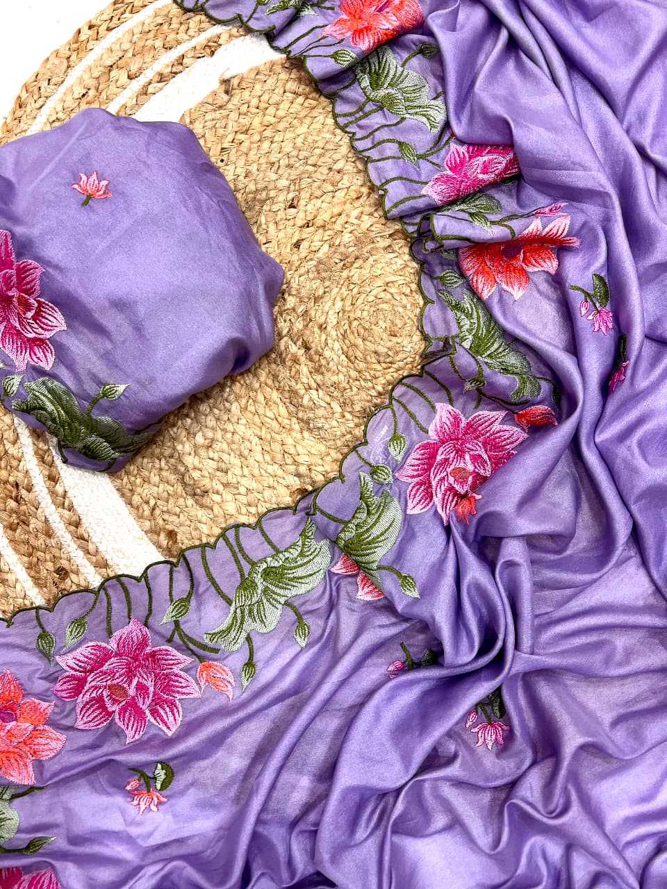 YNF Wholesale Tussar Silk Embroidered Sarees  | Surat Manufacturer