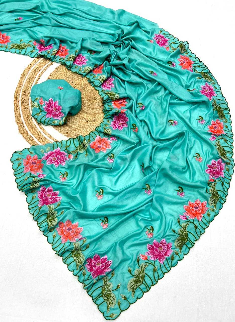 YNF Wholesale Tussar Silk Embroidered Sarees  | Surat Manufacturer