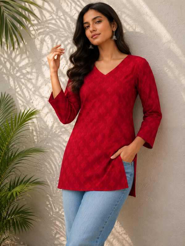 YNF Wholesale Pure Cotton Short Kurtis  | Surat Manufacturer