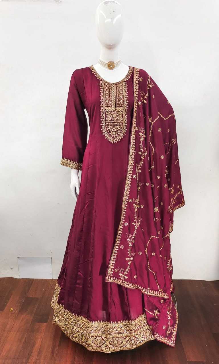 YNF Wholesale Premium Silk Embroidery Suits  | Surat Manufacturer