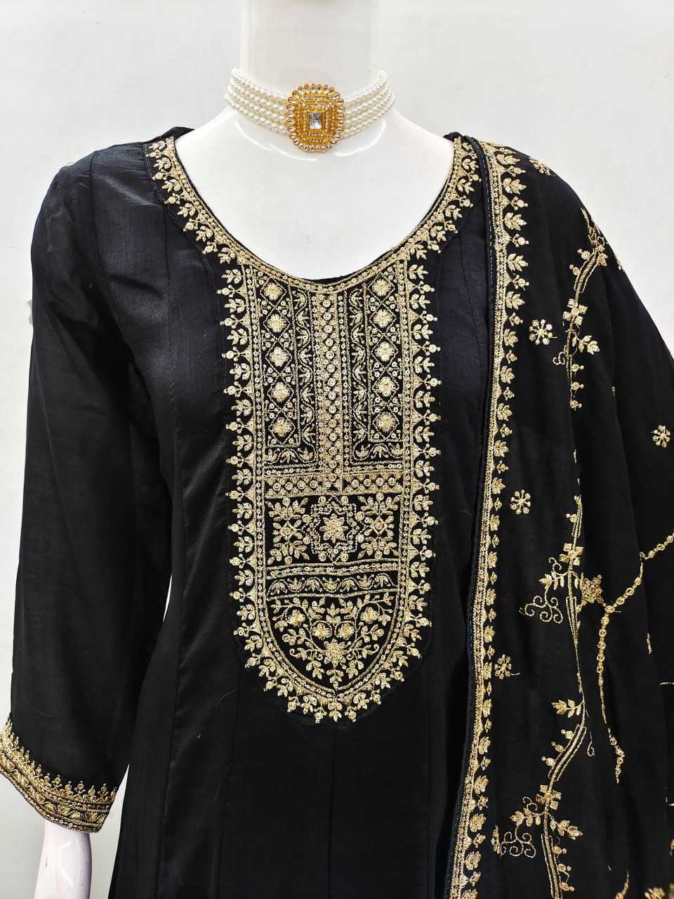 YNF Wholesale Premium Silk Embroidery Suits  | Surat Manufacturer