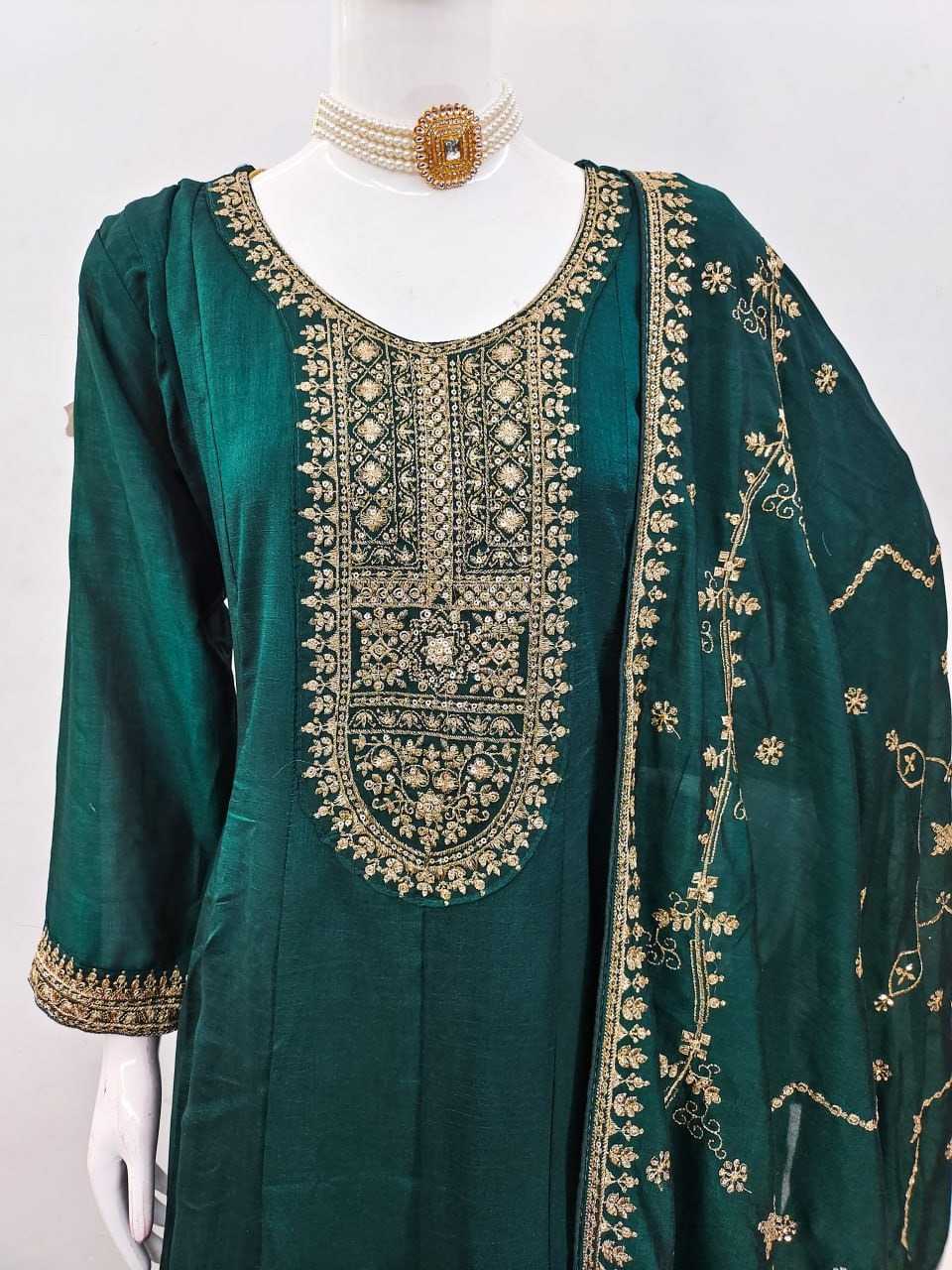 YNF Wholesale Premium Silk Embroidery Suits  | Surat Manufacturer
