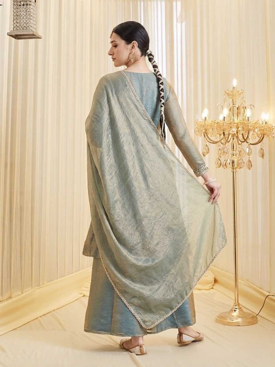 YNF Wholesale Heavy Silk Palazzo Suit  | Surat Manufacturer
