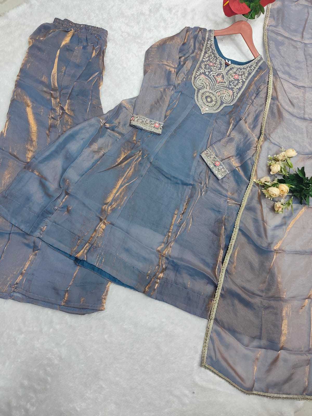 YNF Wholesale Heavy Silk Palazzo Suit  | Surat Manufacturer