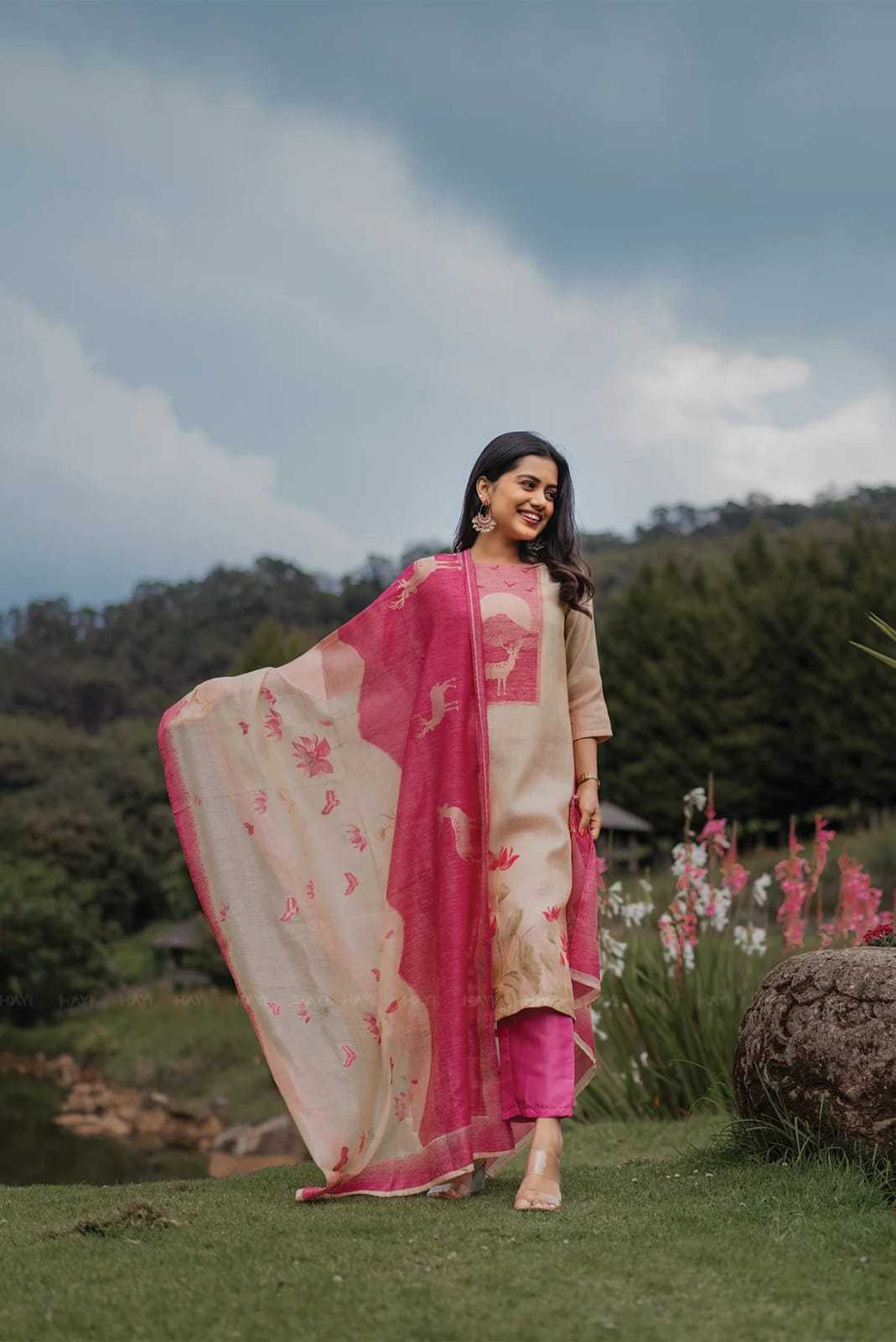 YNF Wholesale Heavy Silk Printed Suits  | Surat Manufacturer