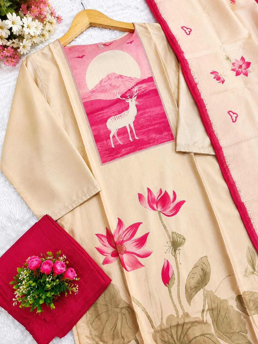 YNF Wholesale Heavy Silk Printed Suits  | Surat Manufacturer