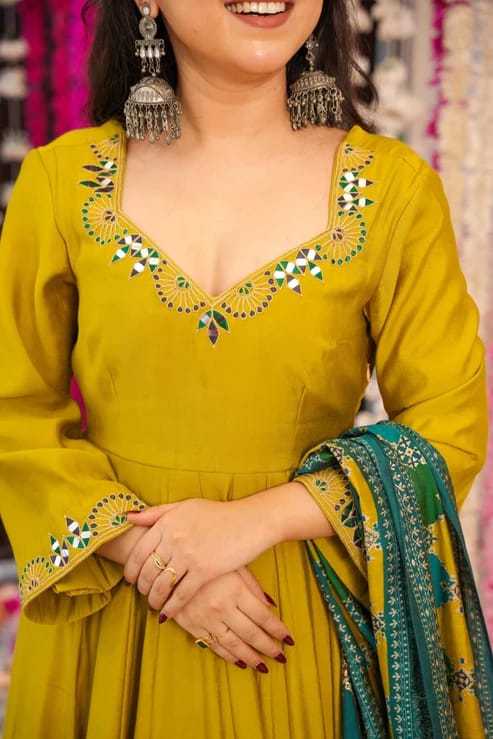YNF Wholesale Chanderi Soft Embroidery Suits  | Surat Manufacturer