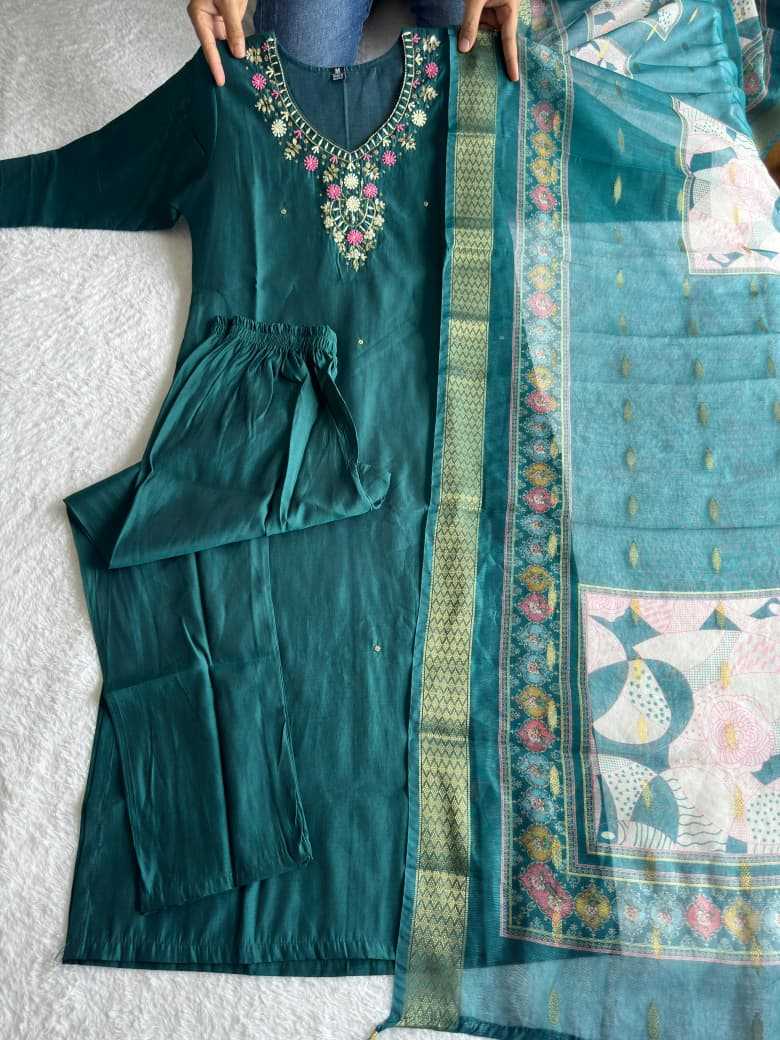 YNF Wholesale Heavy Roman Silk Ladies Silk Suit  | Surat Manufacturer