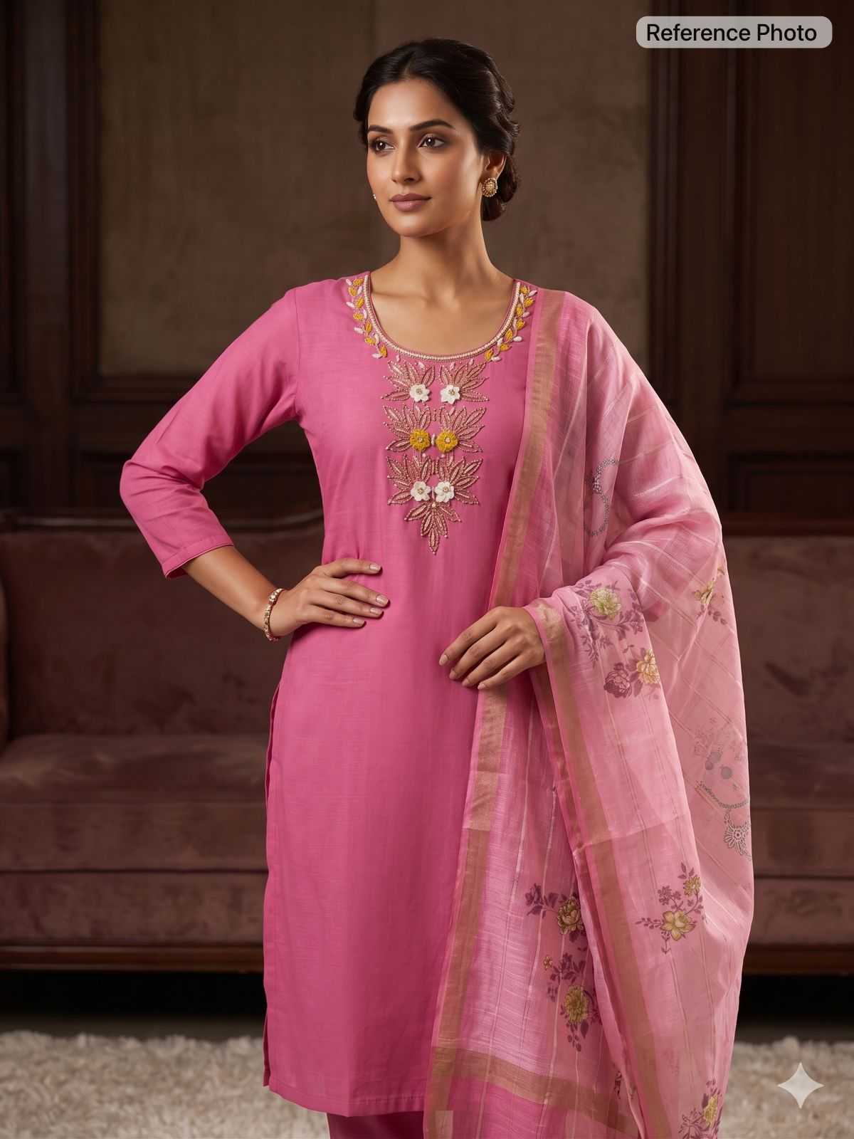 YNF Wholesale Chanderi Soft Designer Kurtis  | Surat Manufacturer