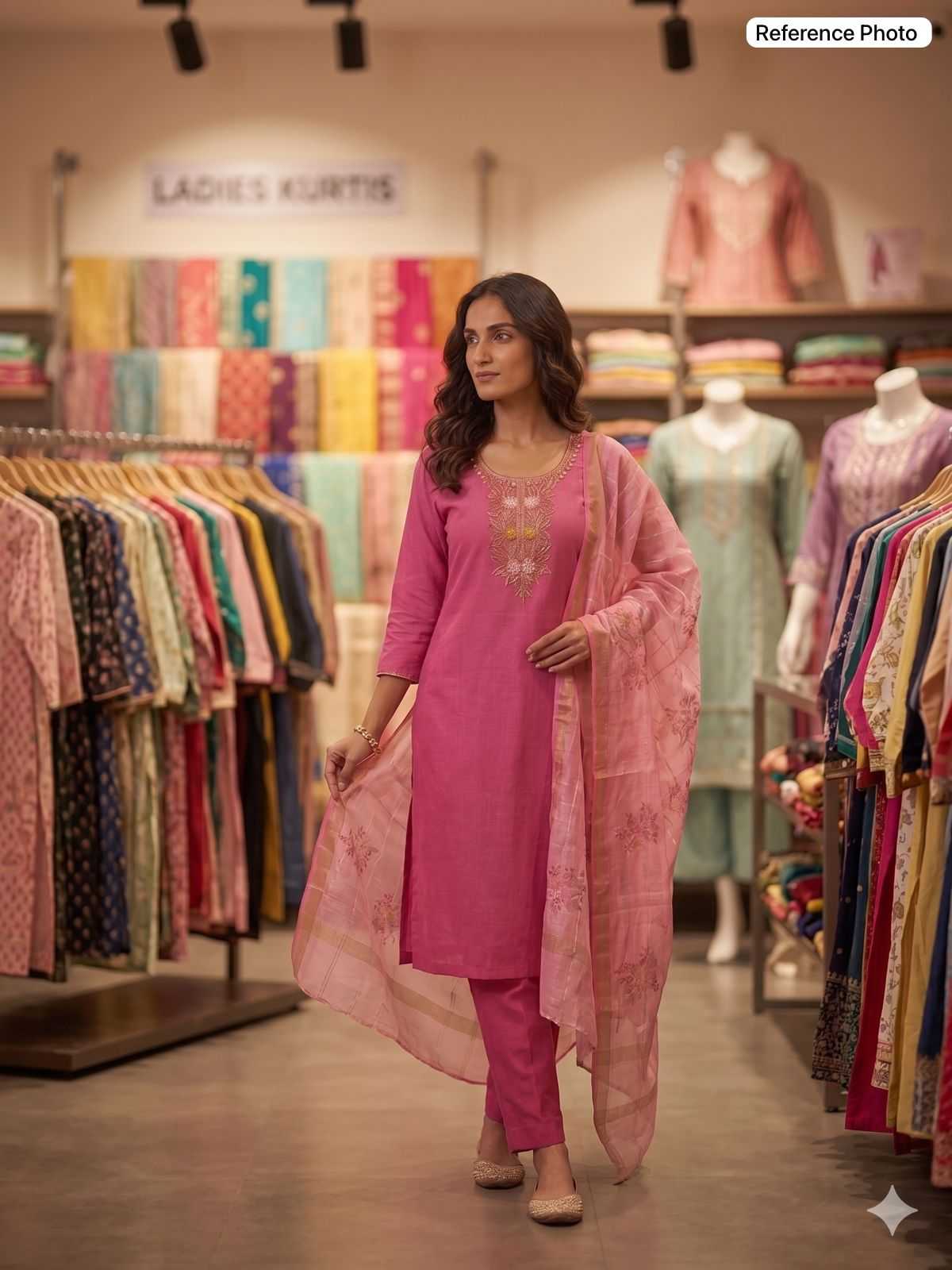 YNF Wholesale Chanderi Soft Designer Kurtis  | Surat Manufacturer