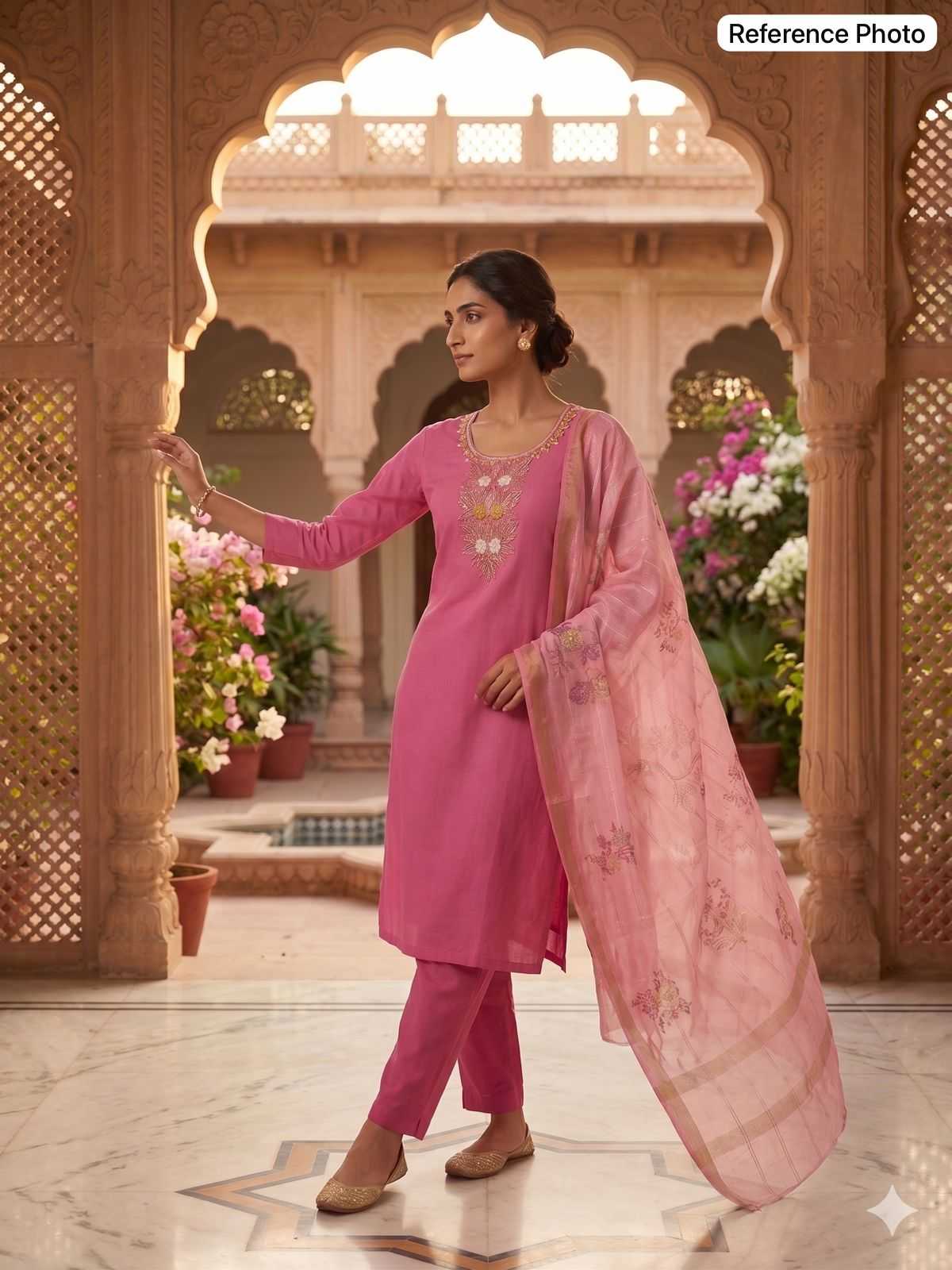 YNF Wholesale Chanderi Soft Designer Kurtis  | Surat Manufacturer