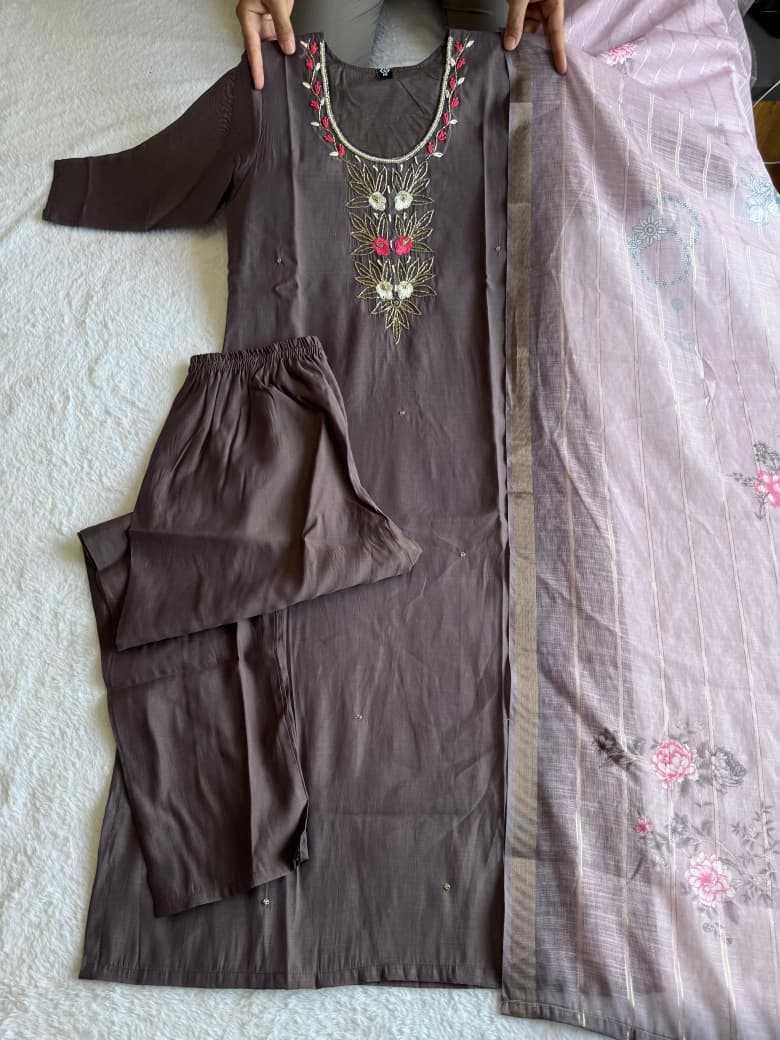 Keevaa Exporter  Chanderi Soft Ladies Suits - YNF Online