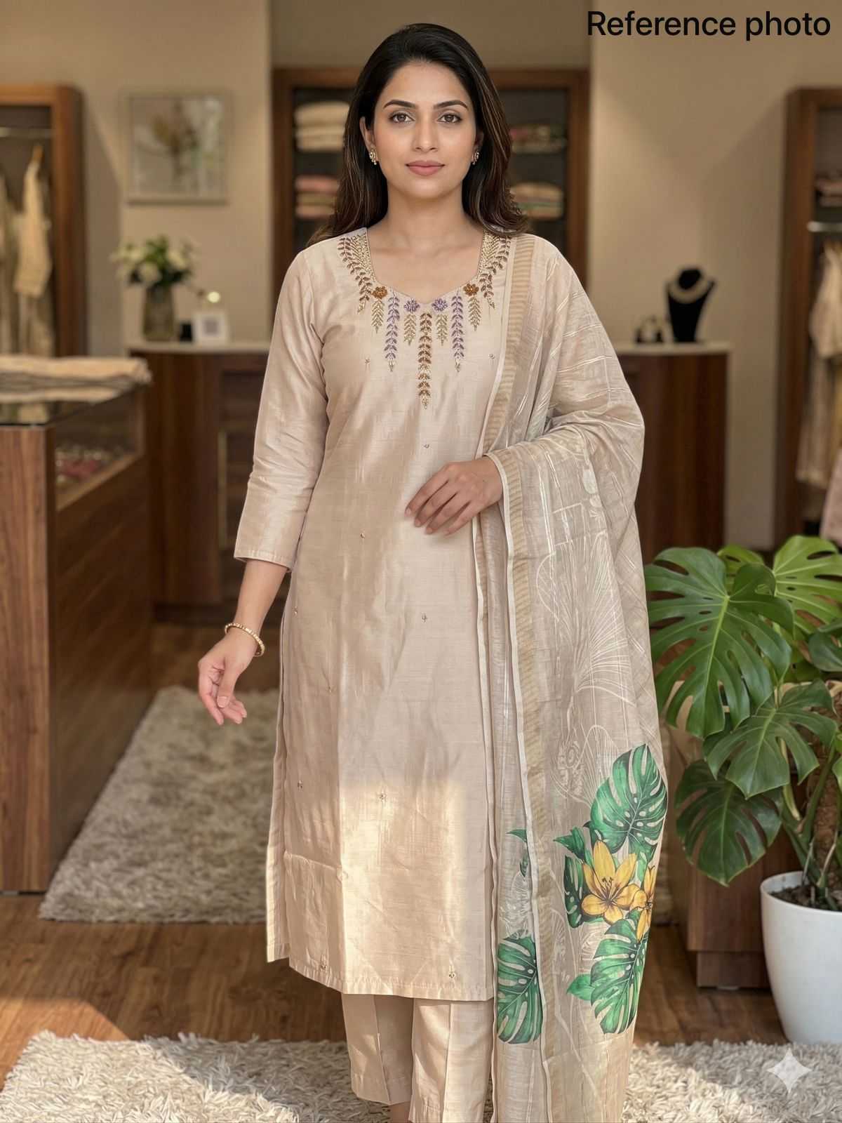 YNF Wholesale Chanderi Soft Ladies Suits  | Surat Manufacturer