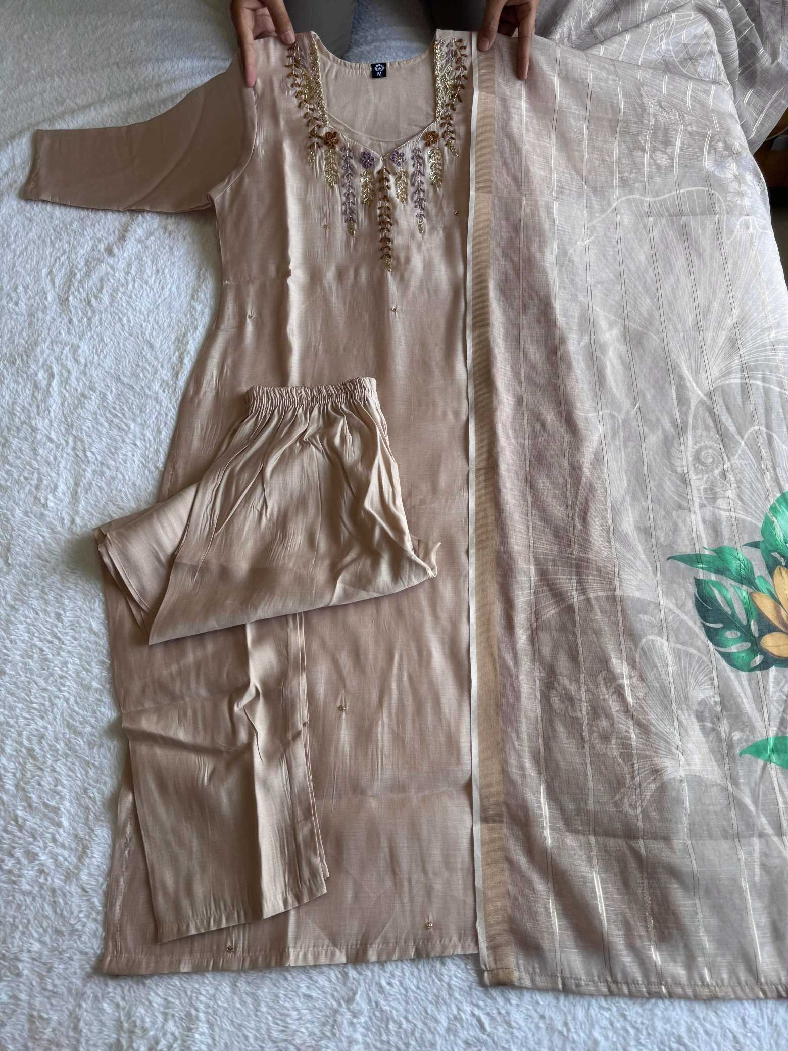 YNF Wholesale Chanderi Soft Ladies Suits  | Surat Manufacturer