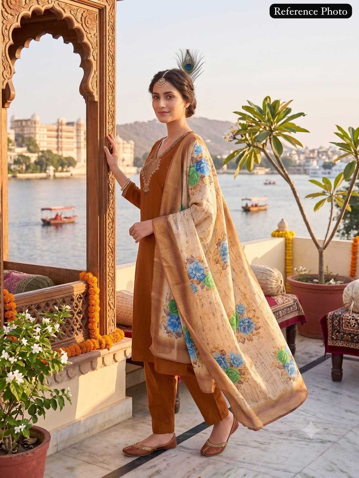 YNF Wholesale Chanderi Soft Party Wear Kurtis  | Surat Manufacturer