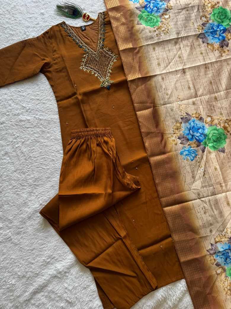 YNF Wholesale Chanderi Soft Party Wear Kurtis  | Surat Manufacturer