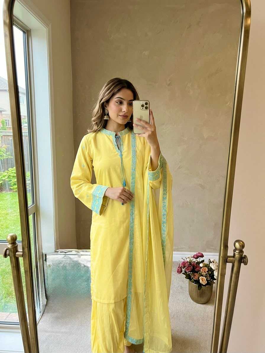 YNF Wholesale Crepe Silk Ladies Silk Suit  | Surat Manufacturer