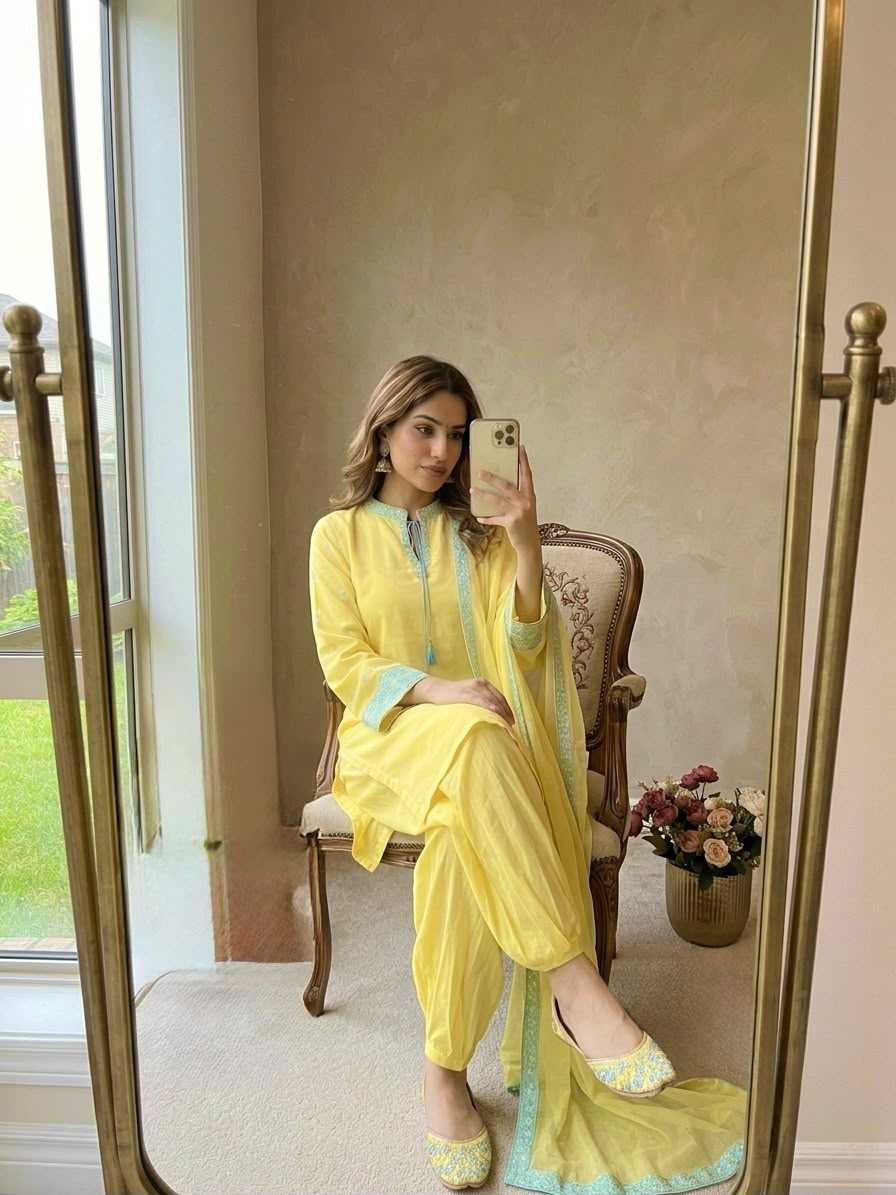 YNF Wholesale Crepe Silk Ladies Silk Suit  | Surat Manufacturer