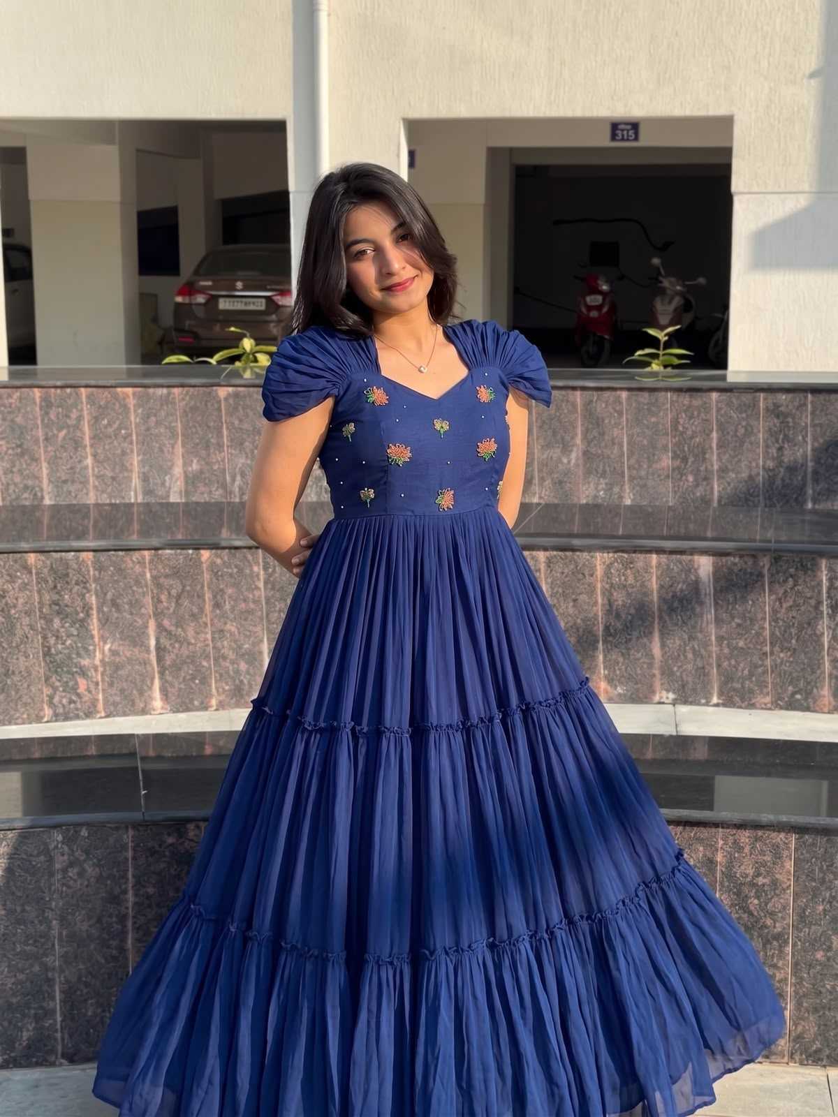 YNF Wholesale Cotton Fancy Gowns  | Surat Manufacturer