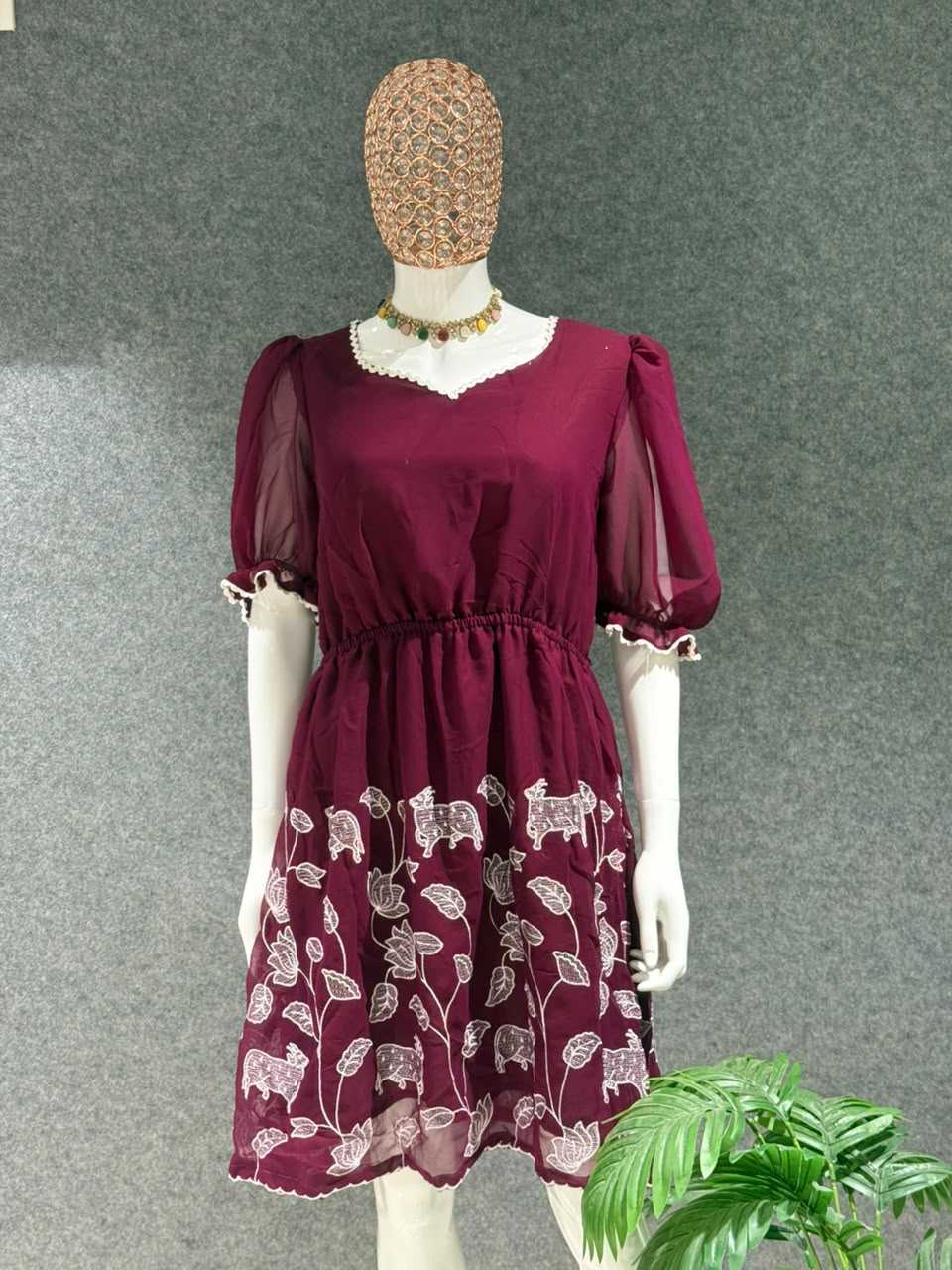 YNF Wholesale Georgette Designer Kurtis  | Surat Manufacturer