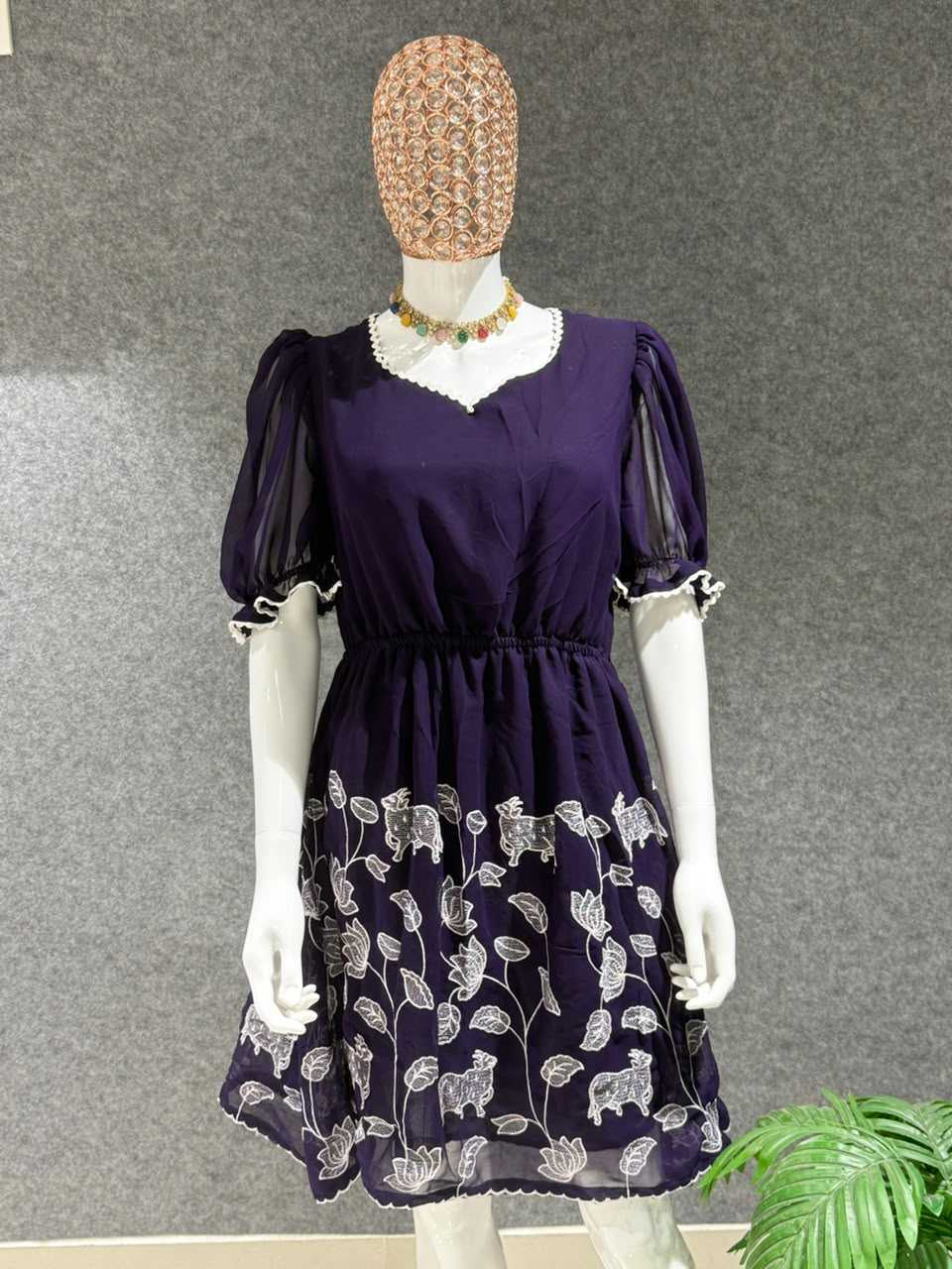 YNF Wholesale Georgette Designer Kurtis  | Surat Manufacturer