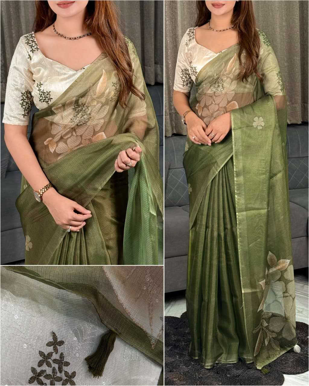 YNF Wholesale Soft Kota Printed Sarees  | Surat Manufacturer