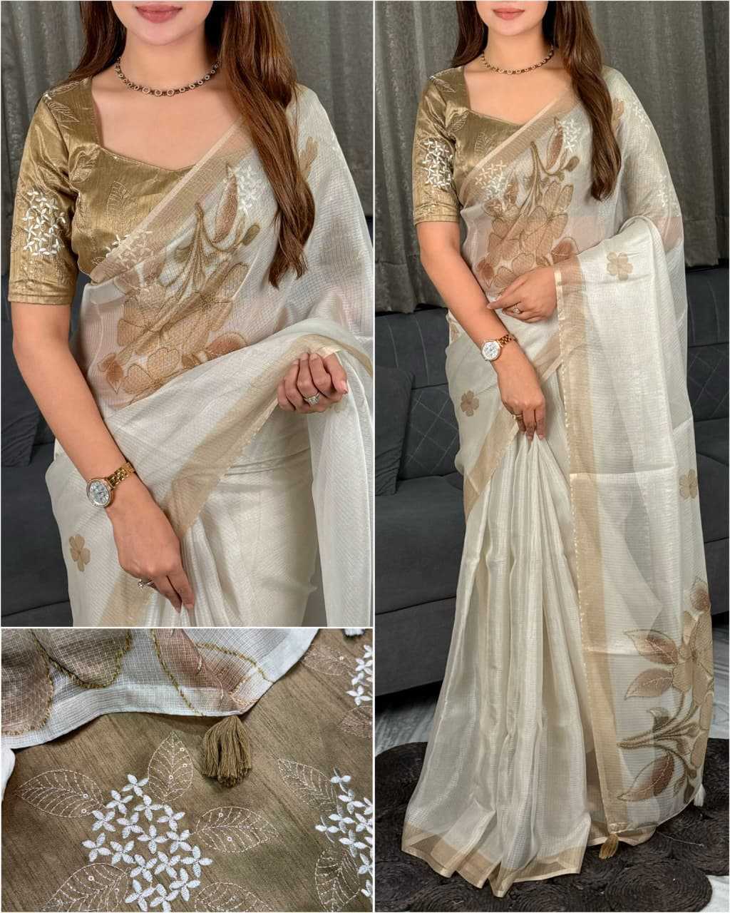 YNF Wholesale Soft Kota Printed Sarees  | Surat Manufacturer