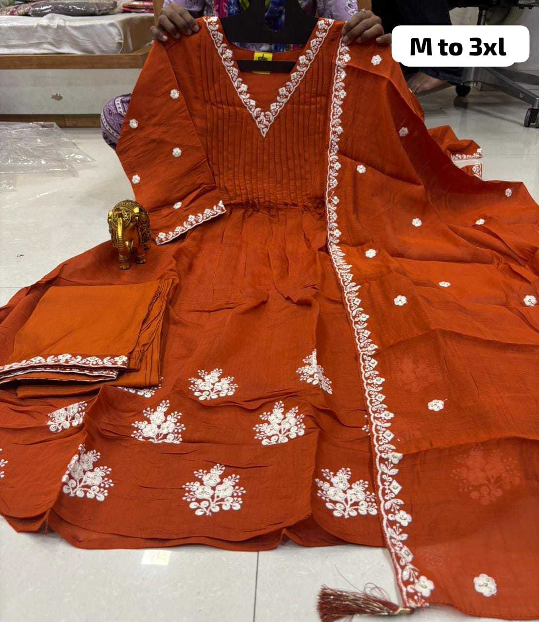 YNF Wholesale Chanderi Soft Designer Kurtis  | Surat Manufacturer