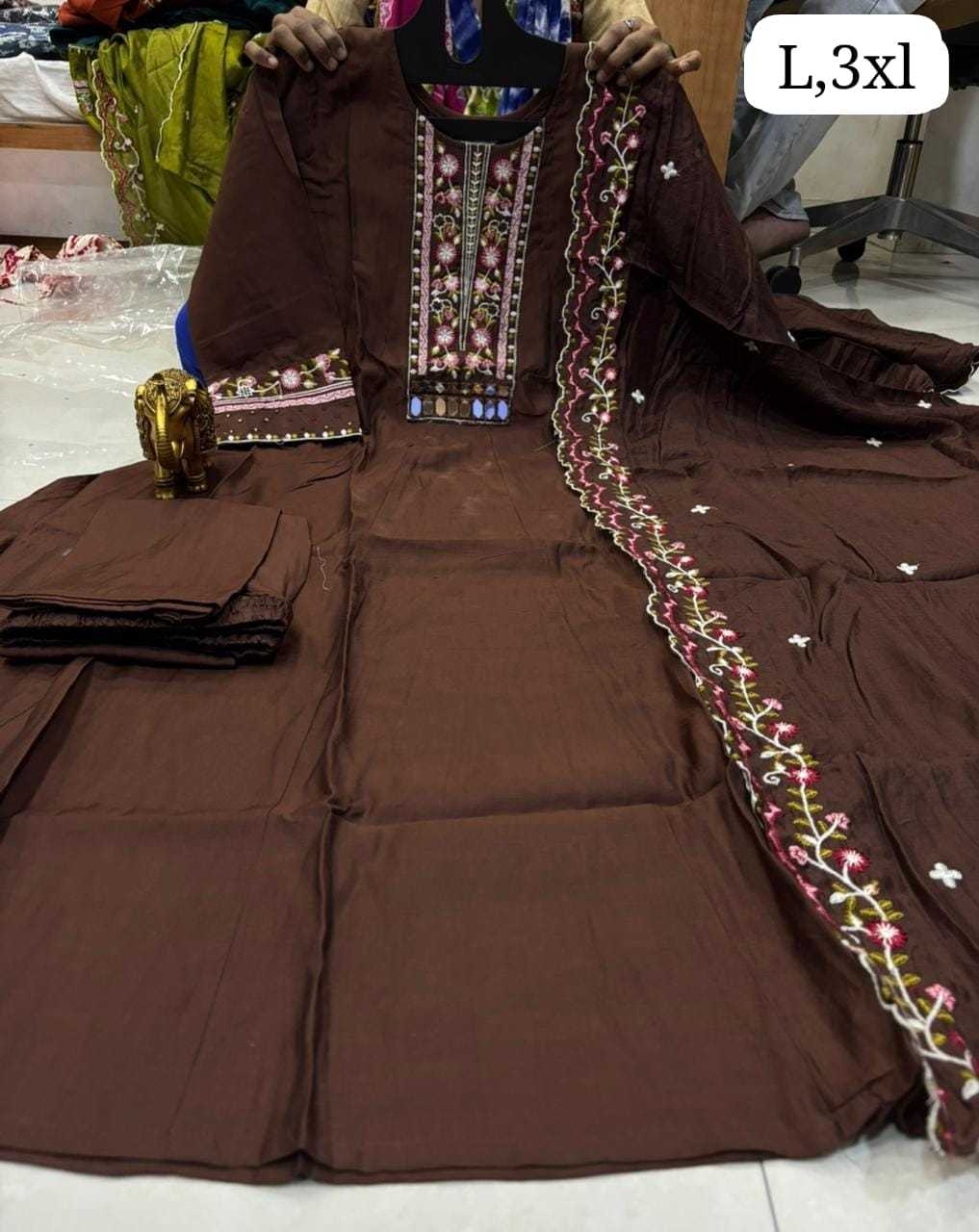 YNF Wholesale Silk Anarkali Kurtis  | Surat Manufacturer