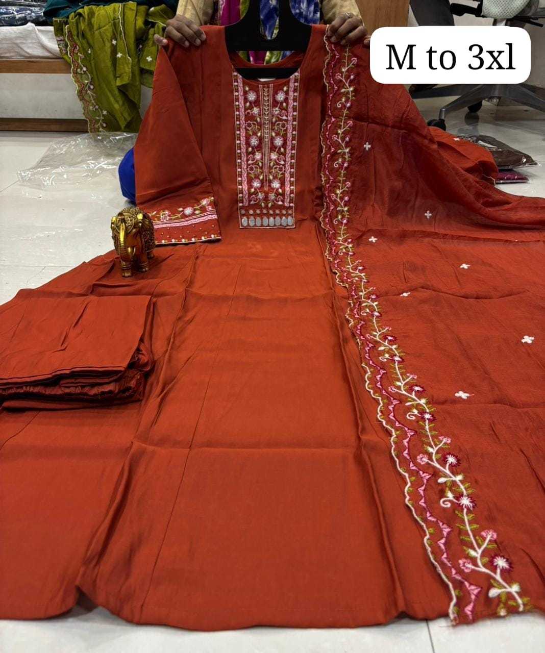YNF Wholesale Silk Anarkali Kurtis  | Surat Manufacturer